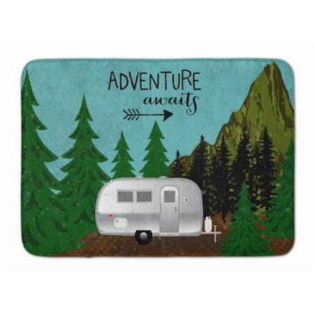 Carolines Treasures VHA3022RUG Airstream Camper Adventure Awaits Machine Washable Memory Foam Mat VHA3022RUG